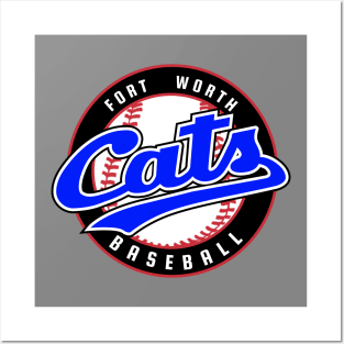 Retro Fort Worth Cats Baseball Posters and Art